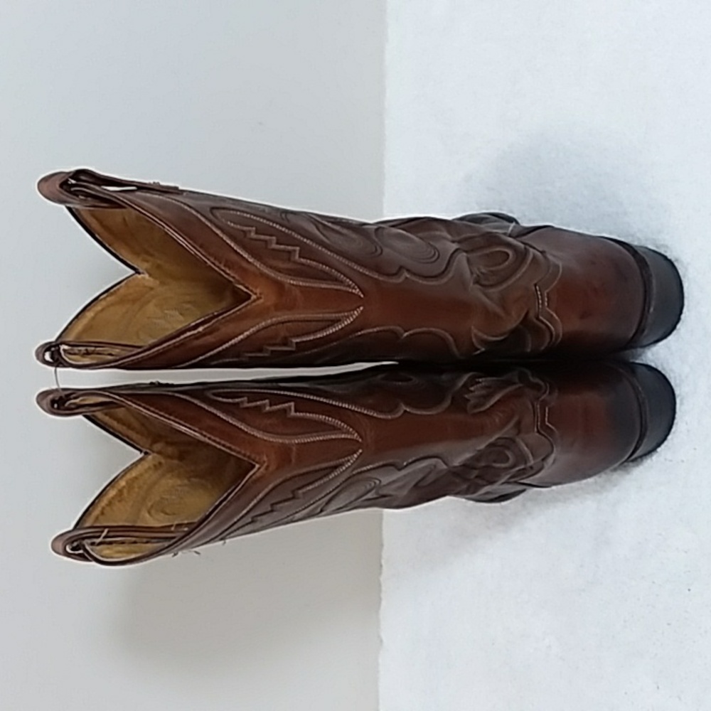 Tony Lama Mens Western Cowboy Boots - Picture 7 of 9